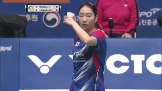 Victor Korea Open 2016  Badminton F M3WS  Sung Ji Hyun vs Akane Yamaguchi [upl. by Kumagai]