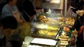 Street Food in Sham Shui Po Kowloon Hong Kong Chinese Restaurant Dai Pai Dong [upl. by Gillette]