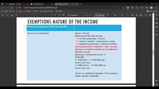 Exempt income [upl. by Nairbal]