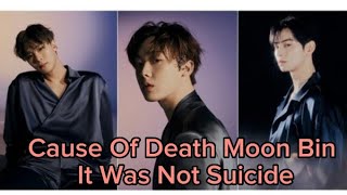 Moonbin Family Statement Cause Of Death Moon Bin [upl. by Nicolis143]