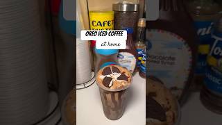 Come and make this oreo iced coffee with me viralshorts oreo coffeerecipes coffeetok [upl. by Merill282]