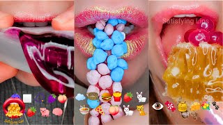 2 HOURS BRAIN MELTING Satisfying ASMR Eating Emoji Food Challenge Compilation Mukbang 먹방 [upl. by Kopans4]