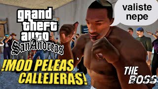 REVIEW DE MOD DE PELEAS CALLEJERAS  PACK DE MODS  GTA SA PC [upl. by Amolap]