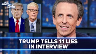 Trump Tells 11 Lies During Hugh Hewitt Interview [upl. by Anaidni]