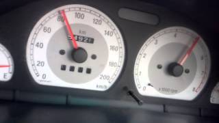 Maruti Esteem 0100 kmph [upl. by Ynaffyt501]