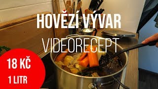 Hovězí vývar  videorecept  Dovolená v Alpáchcom [upl. by Enitsirt203]