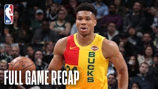 BUCKS vs NETS  Eric Bledsoe amp Giannis Antetokounmpo Combine for 57  April 1 2019 [upl. by Einniw]