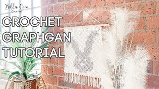 HOW TO CROCHET A GRAPHGHAN  C2C CROCHET  Bella Coco Crochet [upl. by Fiona]