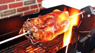 How To Rotisserie On Different Barbecues  Spit Roast Basics Video [upl. by Shelman]