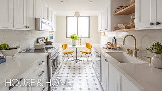 A Condo Kitchen Gets A Classic FrenchInspired Makeover [upl. by Amarette]