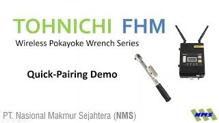 TOHNICHI FHM Wireless Pokayoke Wrench  Quick Pairing Demo [upl. by Mich]