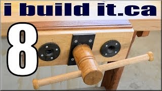 Making A Woodworking Vise Part 8 Of 10 [upl. by Aleira874]