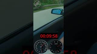 BMW 545i E60 44 V8 333 PS 100200 kmh Acceleration Test [upl. by Assillim129]