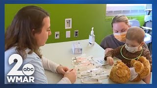 Johns Hopkins Childrens Center holds Teddy Bear Clinic for patients [upl. by Anitsirk]