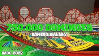 750000 DOMINOES  WDC 2022  DOMINO VALLEY [upl. by Nosned]