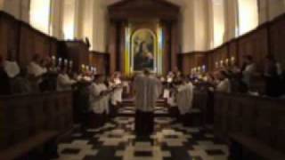 Unichor Innsbruck amp Clare College Choir  Here is the Little Door [upl. by Annoik]