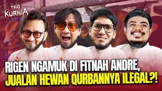 RIGEN JUALAN HEWAN QURBAN ANDRE TAULANY MALAH FITNAH QURBAN ILEGAL  TRIO KURNIA [upl. by Erialb237]