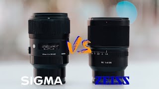 Sigma 35mm 14 Art VS Sony Zeiss 35mm 14 [upl. by Kaazi]