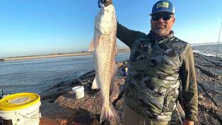 Matagorda Jetties Fishing [upl. by Bresee]