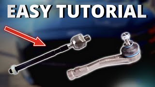 HOW TO REPLACE TIE RODS EASY STEPBYSTEP [upl. by Pagas940]