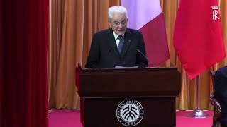 Mattarella quotRimuovere barriere cinesi ai prodotti italianiquot [upl. by Nissa]