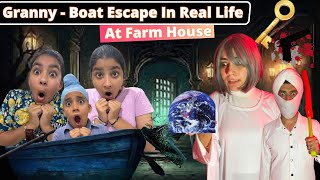 Granny  Boat Escape In Real Life At Farm House  RS 1313 VLOGS  Ramneek Singh 1313 [upl. by Htebsil]