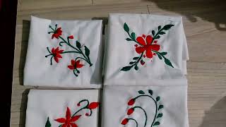 new embroidery rumal design and painting [upl. by Kerrie]