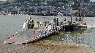 240918 River Dart Vehicle Ferry Crossing to Kingswear [upl. by Pier347]