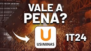 USIM5  USIMINAS VALE A PENA RESULTADOS 1T24  Análise de Ações [upl. by Niveek]