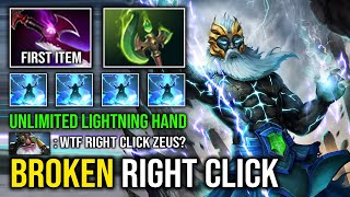 WTF Broken Right Click Silver Edge  Parasma Unlimited Lightning Hands Carry Zeus Dota 2 [upl. by Jepson]