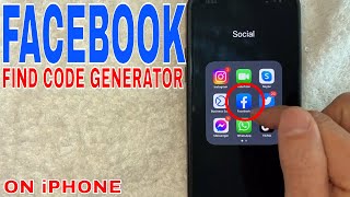 ✅ How To Find Facebook Code Generator On iPhone 🔴 [upl. by Aynot807]