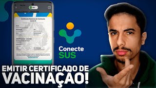 Como EMITIR CERTIFICADO DE VACINAÇÃO da COVID19 pelo Celular [upl. by Goto928]