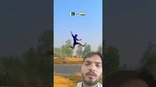 India vs Pakistan flip jump army jumplovers stunt jumpchallenge backflip powerjump shorts [upl. by Cheshire303]