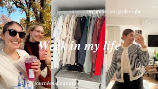 Weekly vlog Organisation garderobe Ongles d’automne amp Update lecture [upl. by Sugihara]