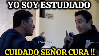 🚨JOVEN PROTESTANTE Sube de Tono El DEBATE con el Padre Luis Toro😱 YO SOY ESTUDIADO CURA‼️ [upl. by Marden]