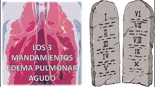 EDEMA PULMONAR AGUDO LOS 3 MANDAMIENTOS [upl. by Novyaj]