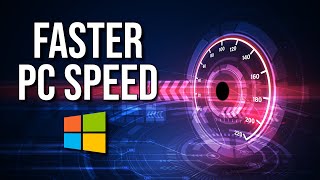 How to Increase Your PC Speed for FREE Best Settings [upl. by Demmer]