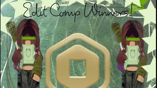 Edit Competition winners [upl. by Lalitta]