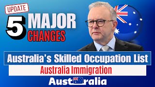 Top 5 Major Changes to Australia’s Skilled Occupation List 2025  Australia Immigration [upl. by Gnek]