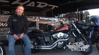 Rinehart CrossBack Exhaust for Dyna Softail amp Sportster • JPCYCLESCOM [upl. by Oahc]