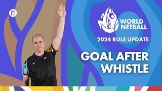 2024 Rules Update  Goal After Whistle [upl. by Mirabel]