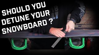 How When amp Where To Detune Your Snowboard [upl. by Jaquiss766]