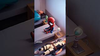 Alarm Every Morning⏰ DEADPOOL vs SPIDEY vs HULK Marvel Animation 💞 Funny Tails shorts [upl. by Ronyar]