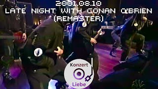 Slipknot Live  20010810  Late Night With Conan OBrien Remaster [upl. by Mauceri]