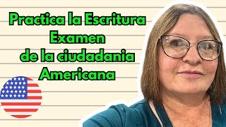 ESCRITURA y DEFINICIÓNES para LA CIUDADANÍA AMERICANA [upl. by Ynabla]