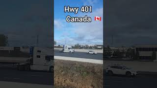 Highways of Canada l Highway 401 l Mississauga l Ontario l Canada l Trucking in Canada [upl. by Ahsinelg462]