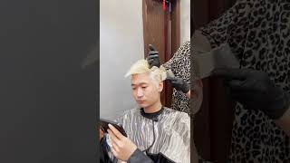 Quiff x Blonde  Dreamer Hair  Barbershop amp Studio Hanoi [upl. by Ijan]