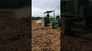 John Deere 4620 plowing farmall51 shortvideo shorts johndeere [upl. by Arliene]