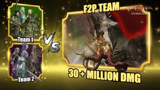 More f2p friendly teams suggestion for Resurgent dragon Cypreum Dragonheir Silent Gods [upl. by Nyrmak]