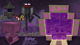 Minecraft Better End Elytra  Elytren und Shulker Box holen  Portalaufbau 119x [upl. by Arihppas]